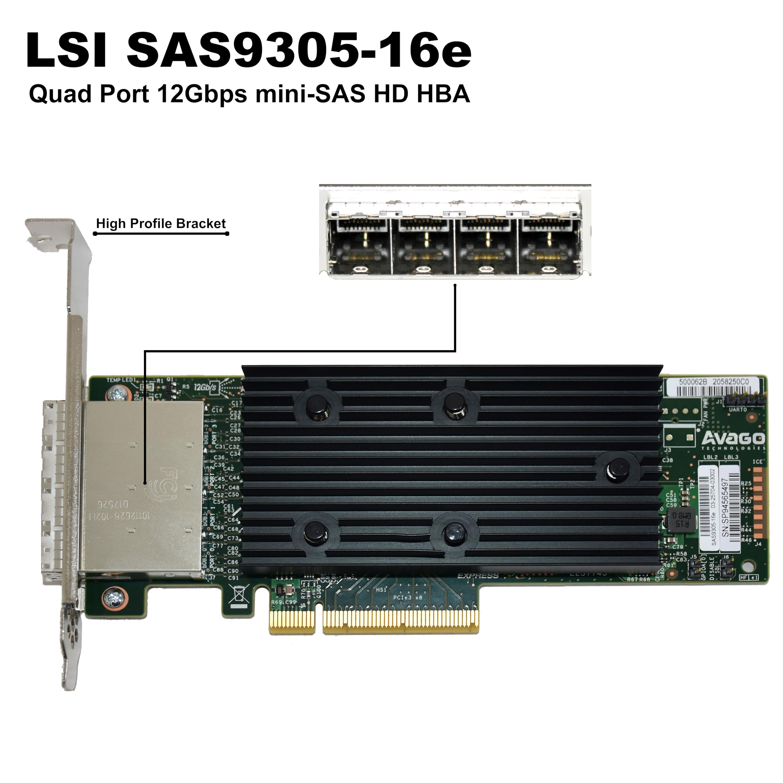 リンバスカンパニー　サテラ Amazon.com: LSI Logic Controller Card 05-25704-00 9305-16e 16-Port
